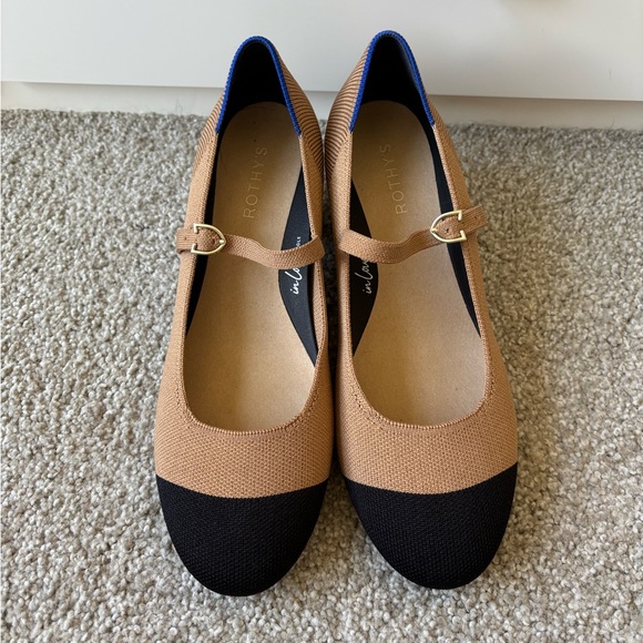 Rothy’s The Mary Jane Heel Wren Captoe - Picture 4 of 6